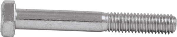 Sechkantschrauben mit Schaft DIN 931 ISO4014 galvanisch verzinkt 8.8